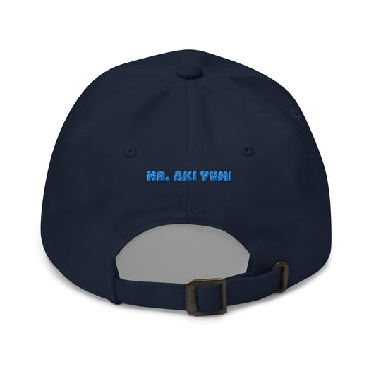 Mr. Aki Yumi Smiling Cap with embroidered logo
